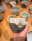 Handmade Ceramic Coffee Cups by Neville Assad-Salha