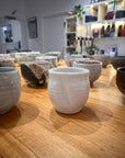Handmade Ceramic Coffee Cups by Neville Assad-Salha