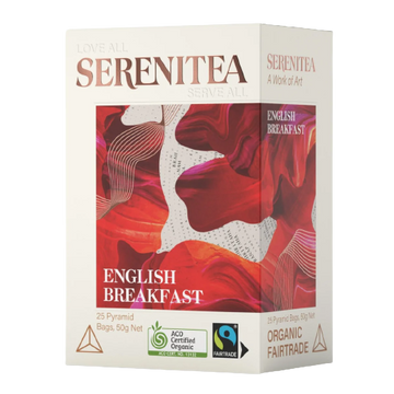Serenitea English Breakfast 25 Pyramid Tea Bags