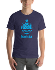 Men's Barista Rosetta Blue T-shirt