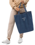 Coffee Organic denim tote bag