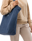 Coffee Organic denim tote bag