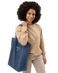 Coffee Organic denim tote bag
