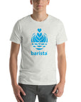 Men's Barista Rosetta Blue T-shirt