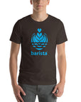 Men's Barista Rosetta Blue T-shirt