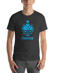 Men's Barista Rosetta Blue T-shirt