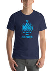 Men's Barista Rosetta Blue T-shirt