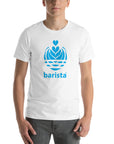Men's Barista Rosetta Blue T-shirt
