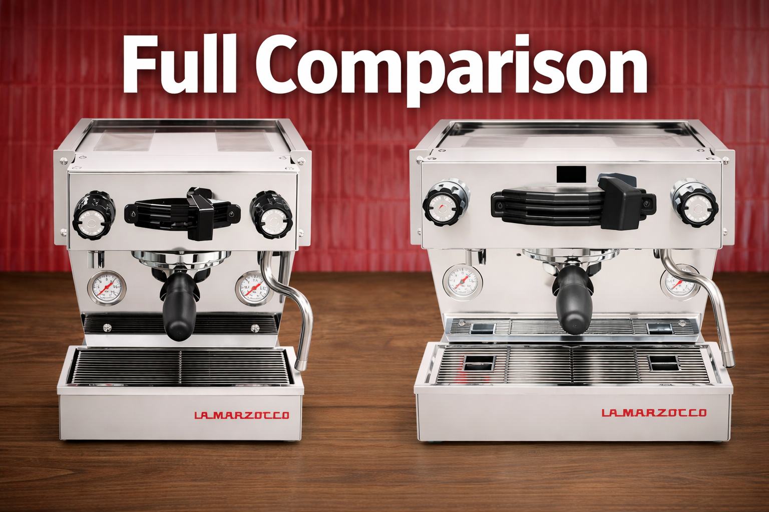 La Marzocco - Home machines - We compare the Mini and Micra... Which o ...