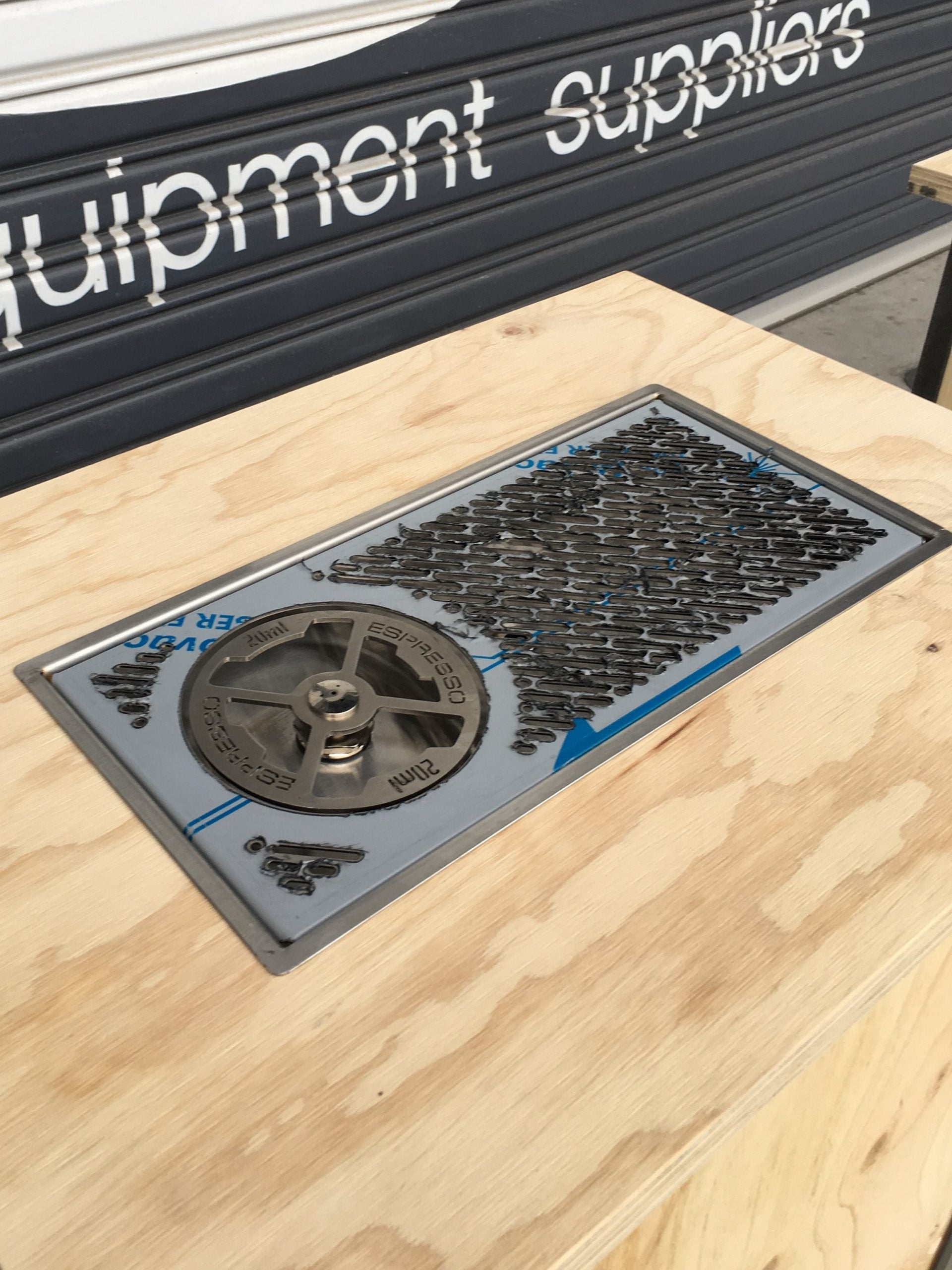 Milk Jug Pitcher Rinser Long Bench Top With Flange