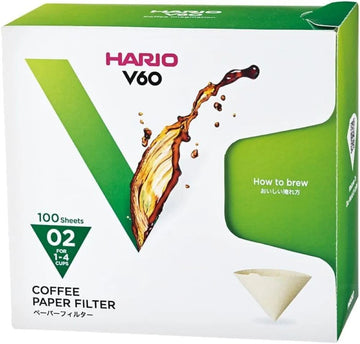 Hario V60 Filter Paper -  2cup - 100pk