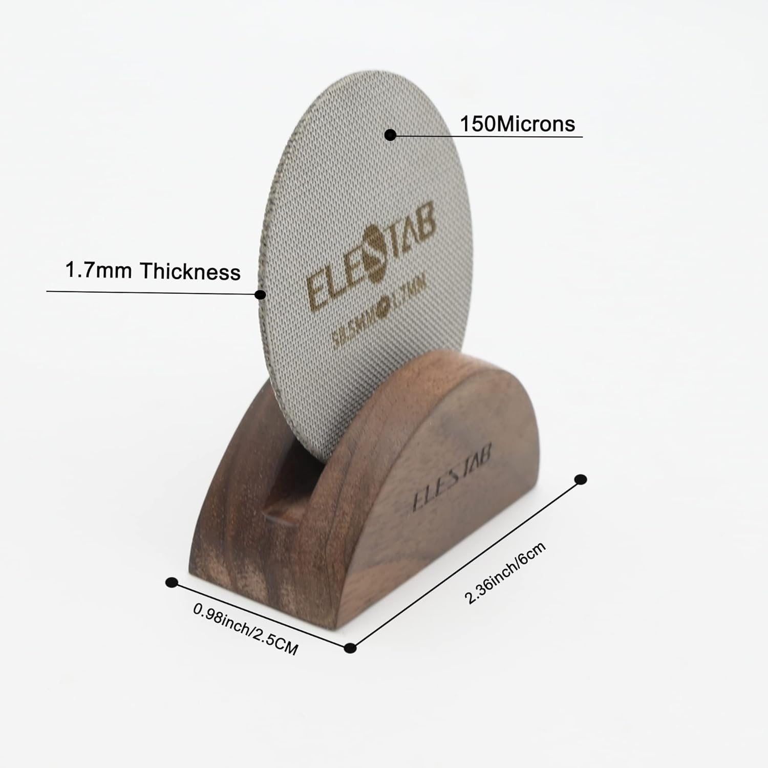 58.5mm Espresso Puck Screen with Stand