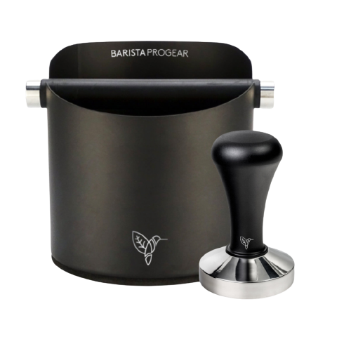 COMBO Black Package Small Knock Box and Tamper*