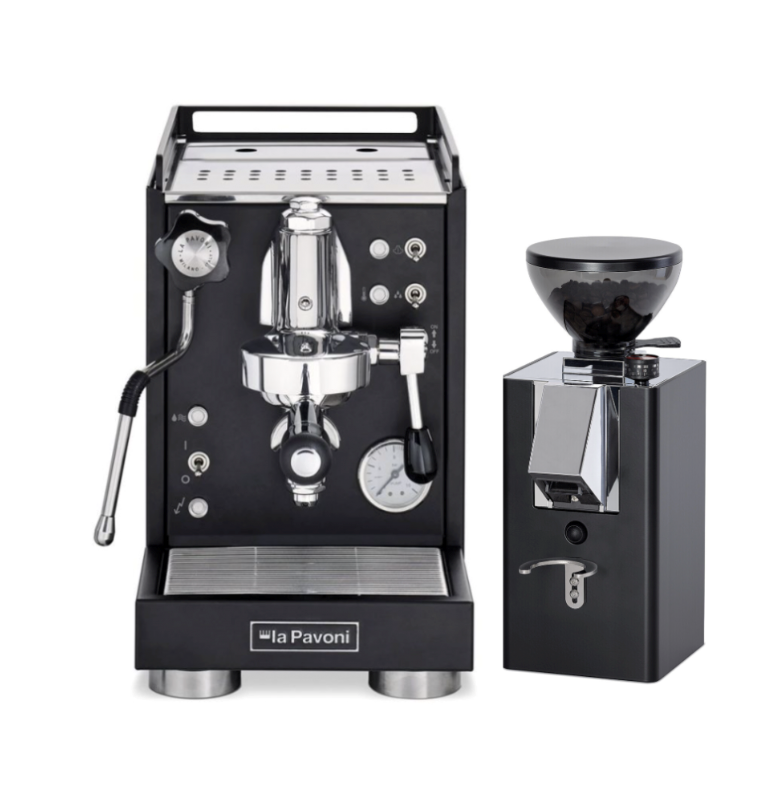 La Pavoni Cellini Mini & KUBE Grinder Package*