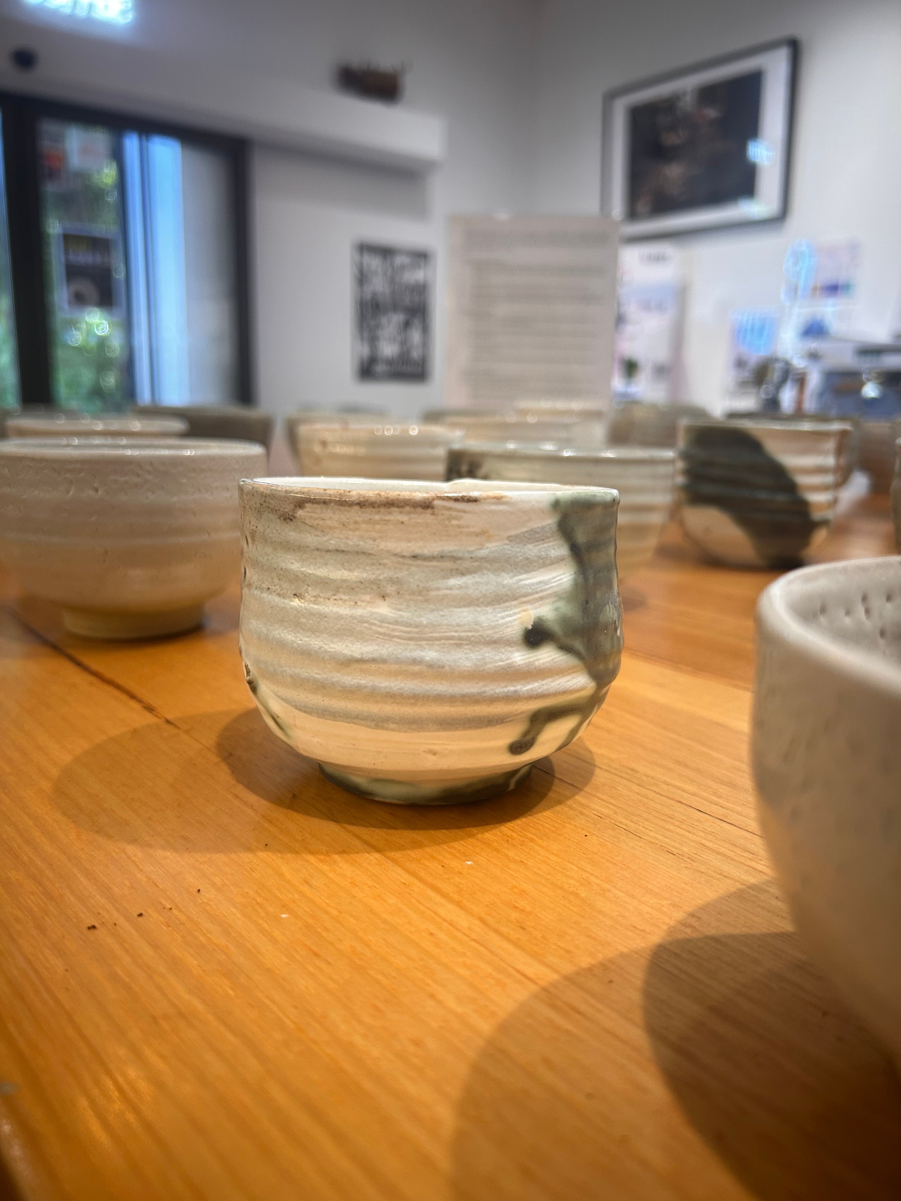 Handmade Ceramic Coffee Cups by Neville Assad-Salha