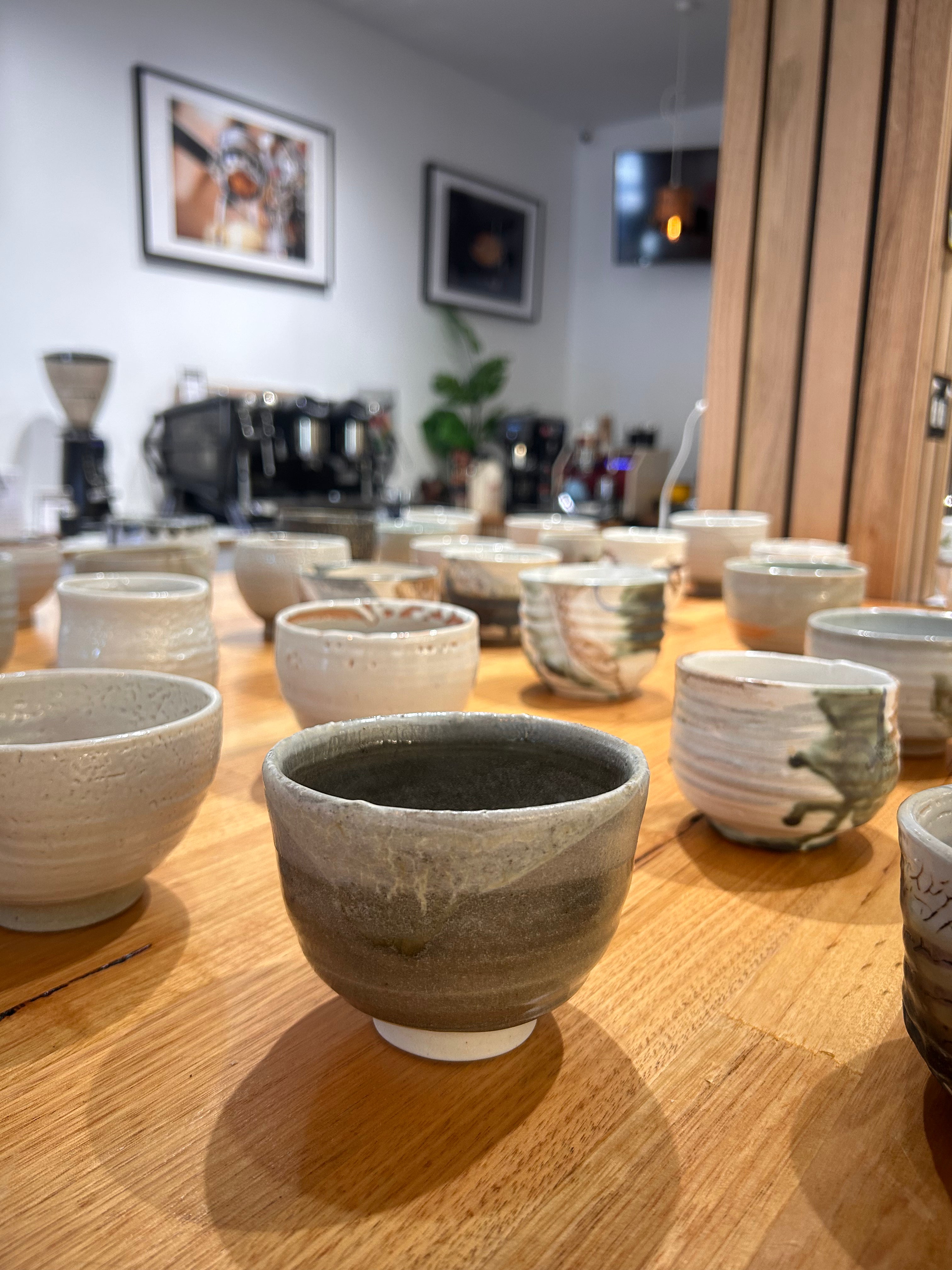 Handmade Ceramic Coffee Cups by Neville Assad-Salha