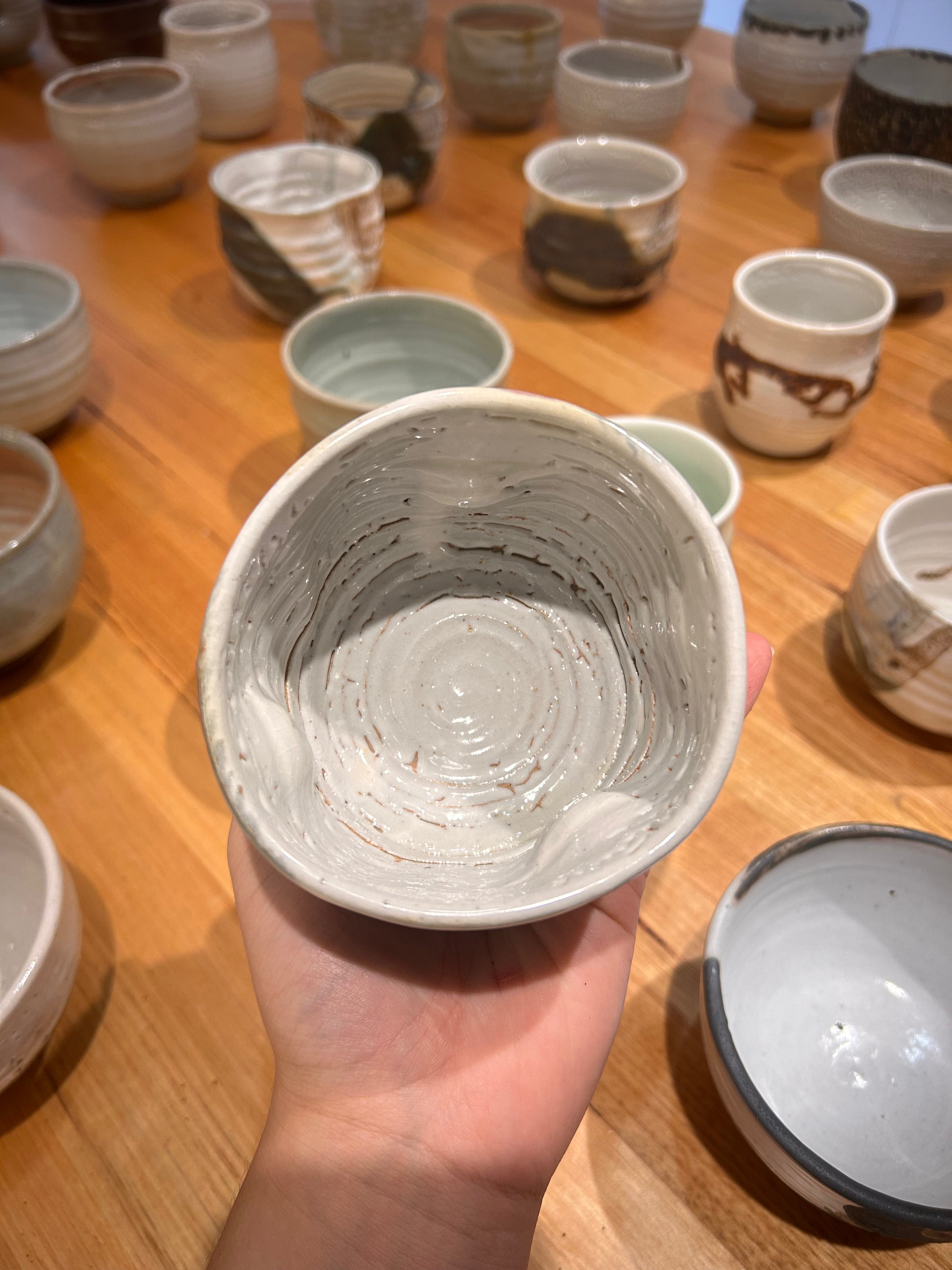 Handmade Ceramic Coffee Cups by Neville Assad-Salha