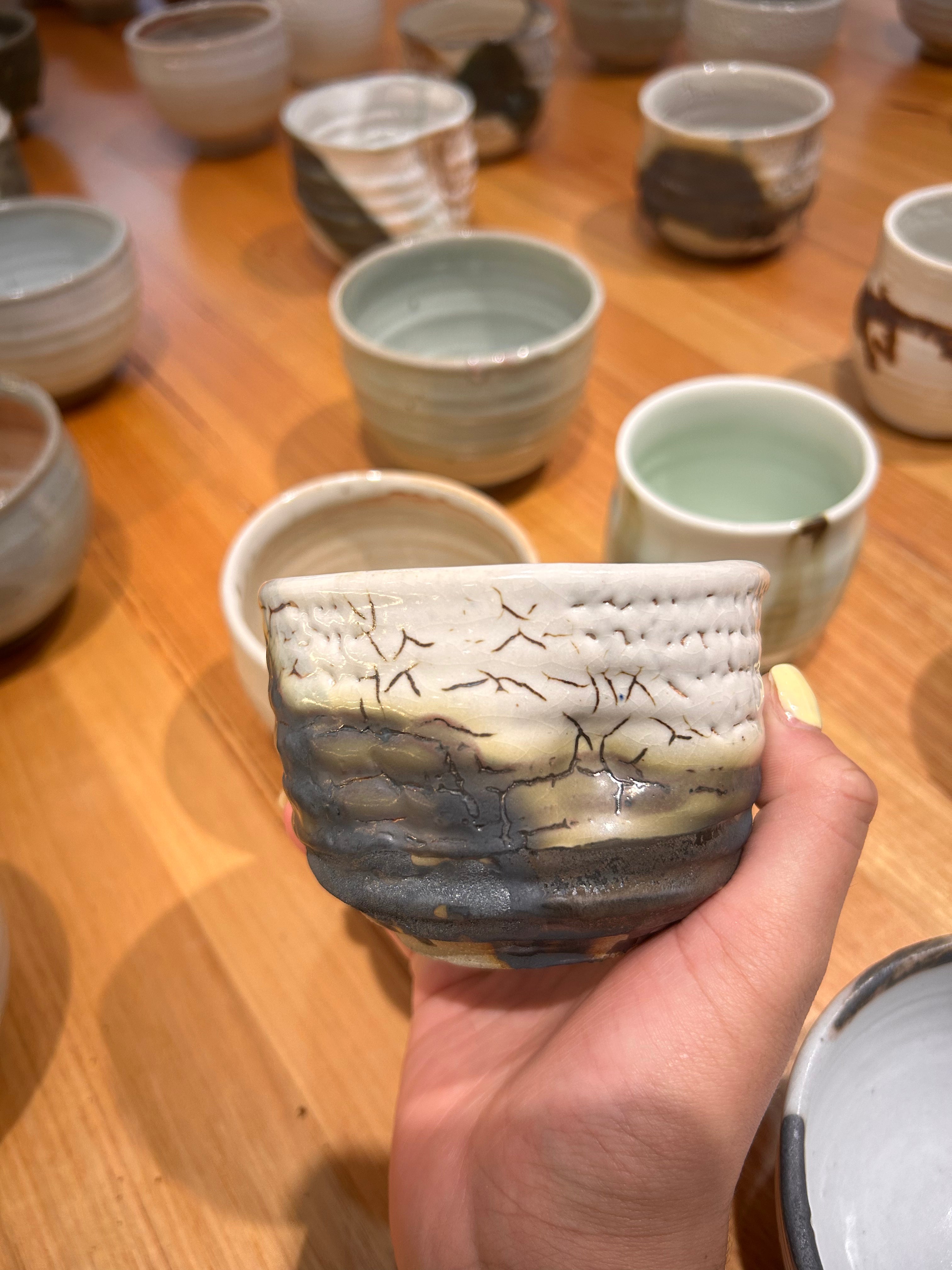 Handmade Ceramic Coffee Cups by Neville Assad-Salha