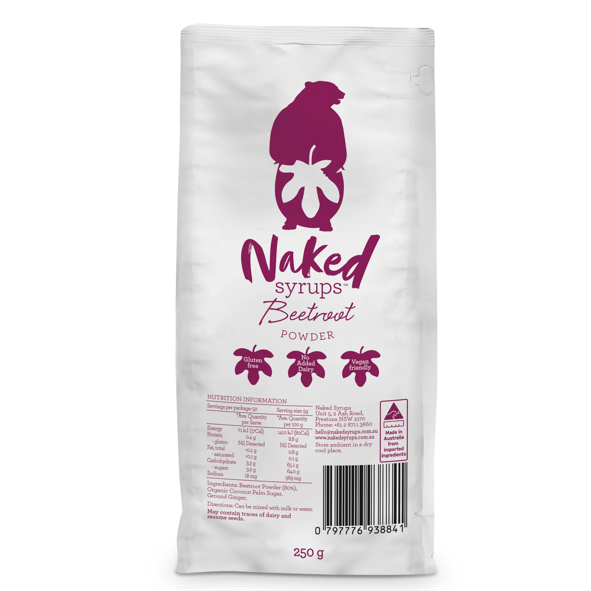 Naked Syrups Beetroot Powder 250g