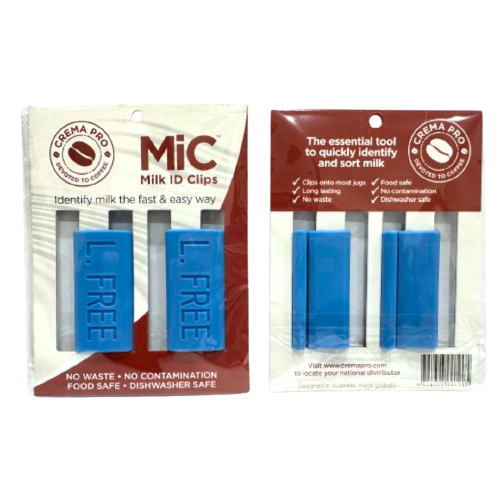 Milk Jug ID Clips Lactose Free
