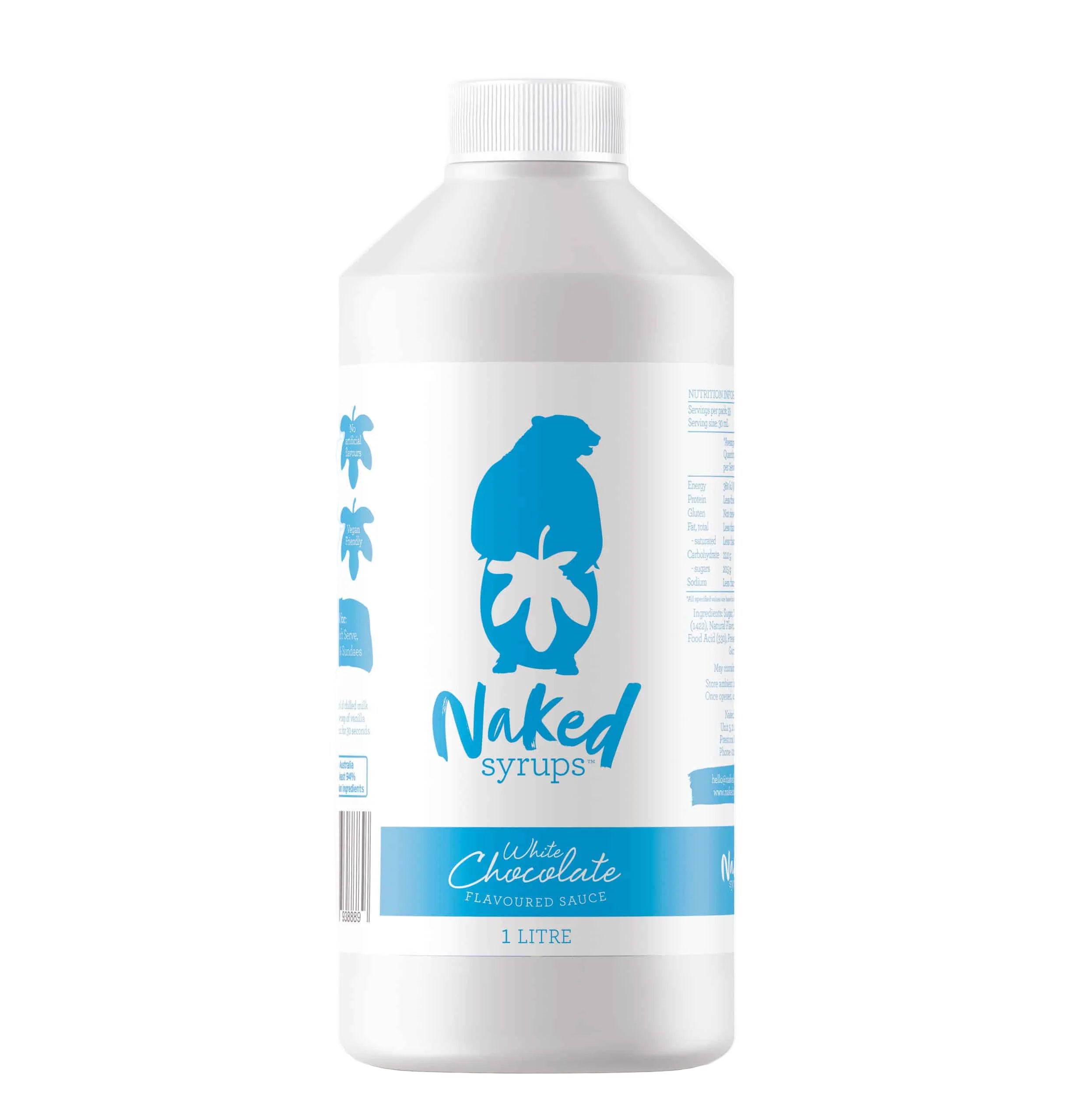 Naked Syrups White Chocolate Sauce 1L