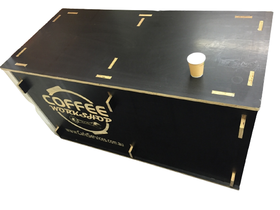 Coffee Cart 1.5 Large Flat Pack Hire