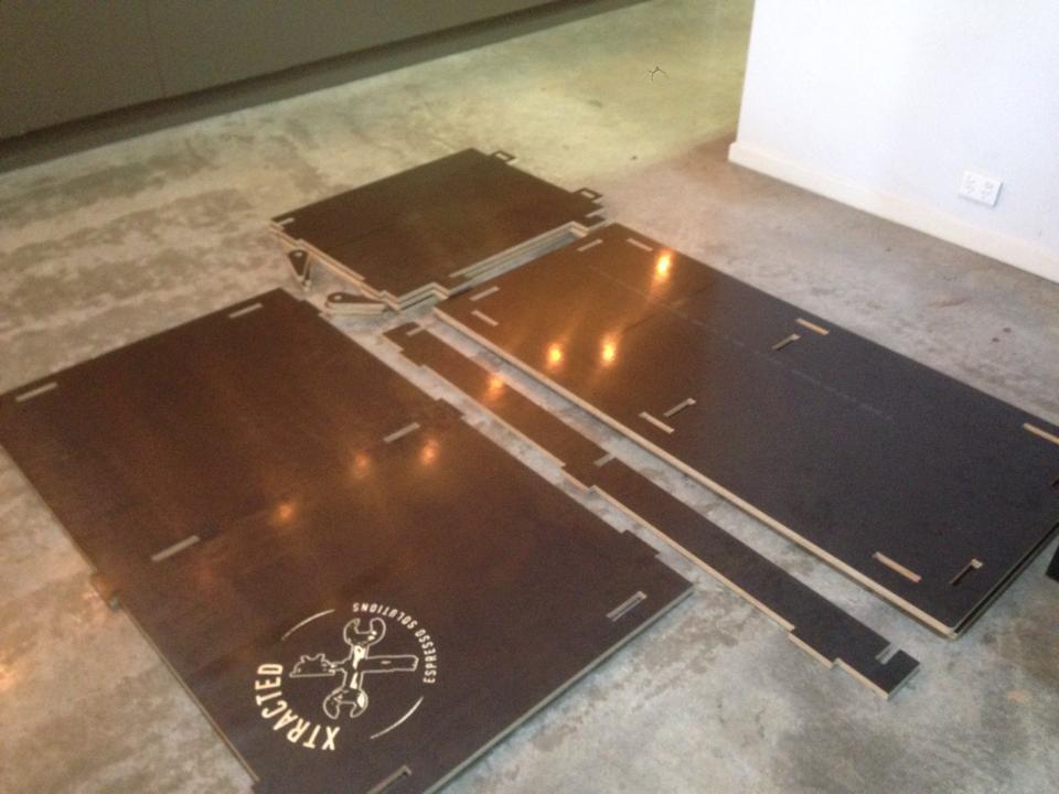 Coffee Cart 1.5 Large Flat Pack flat