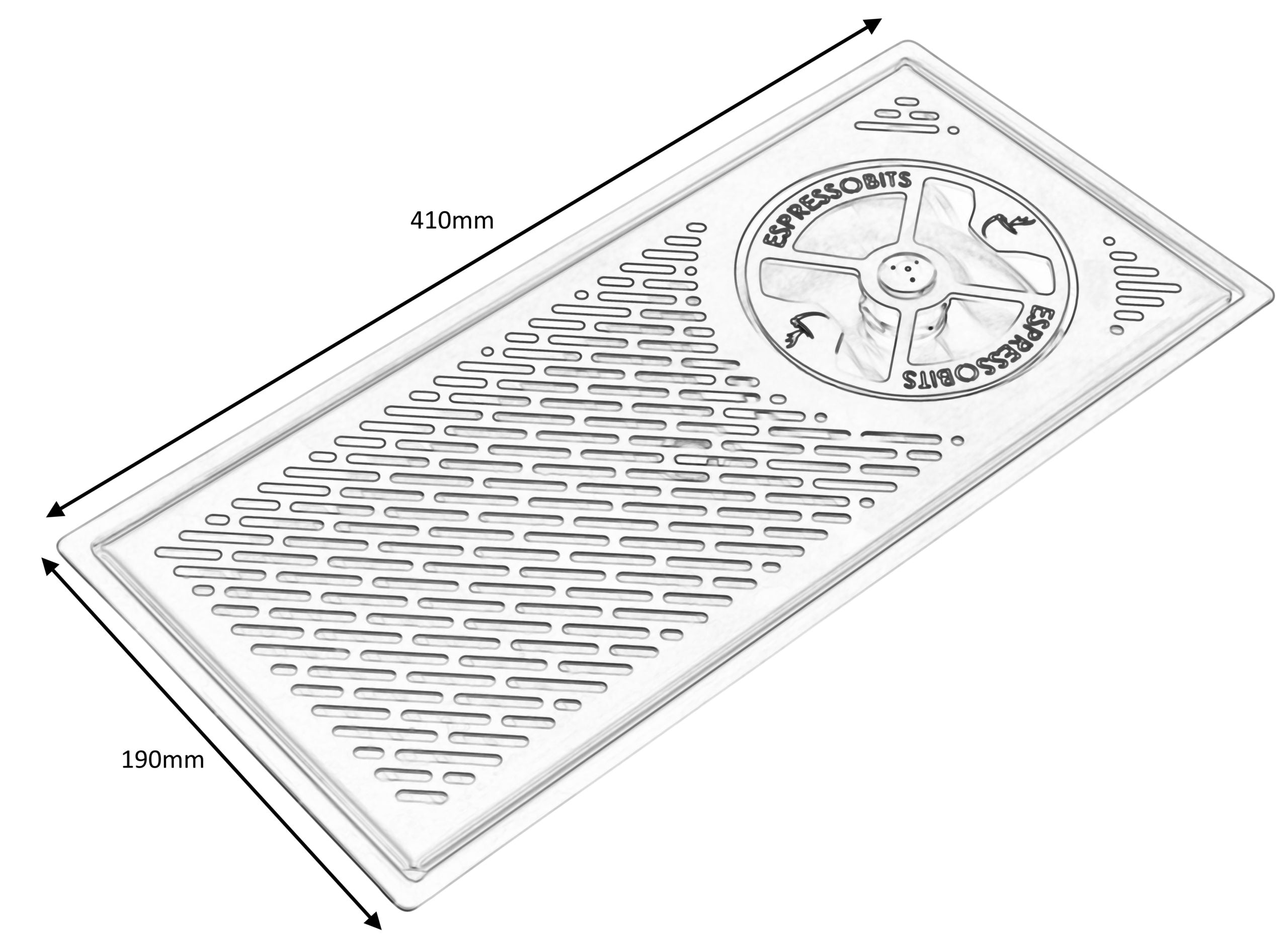 Milk Jug Pitcher Rinser Long Bench Top With Flange