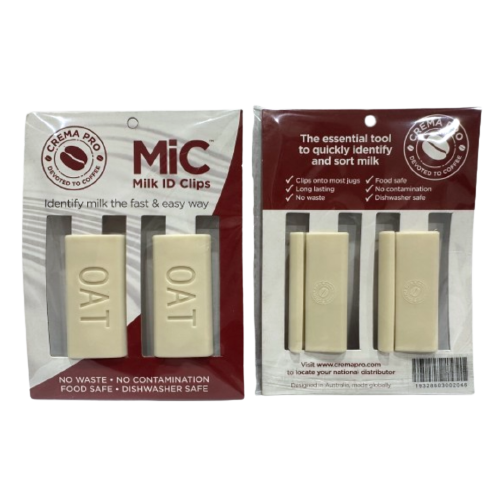 Milk Jug ID Clips Oat