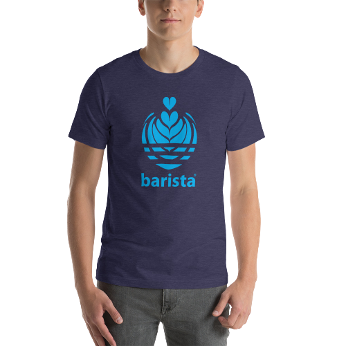 Men's Barista Rosetta Blue T-shirt