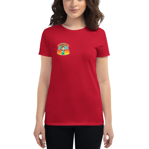 Womens Barista Life T-shirt Brown Hair