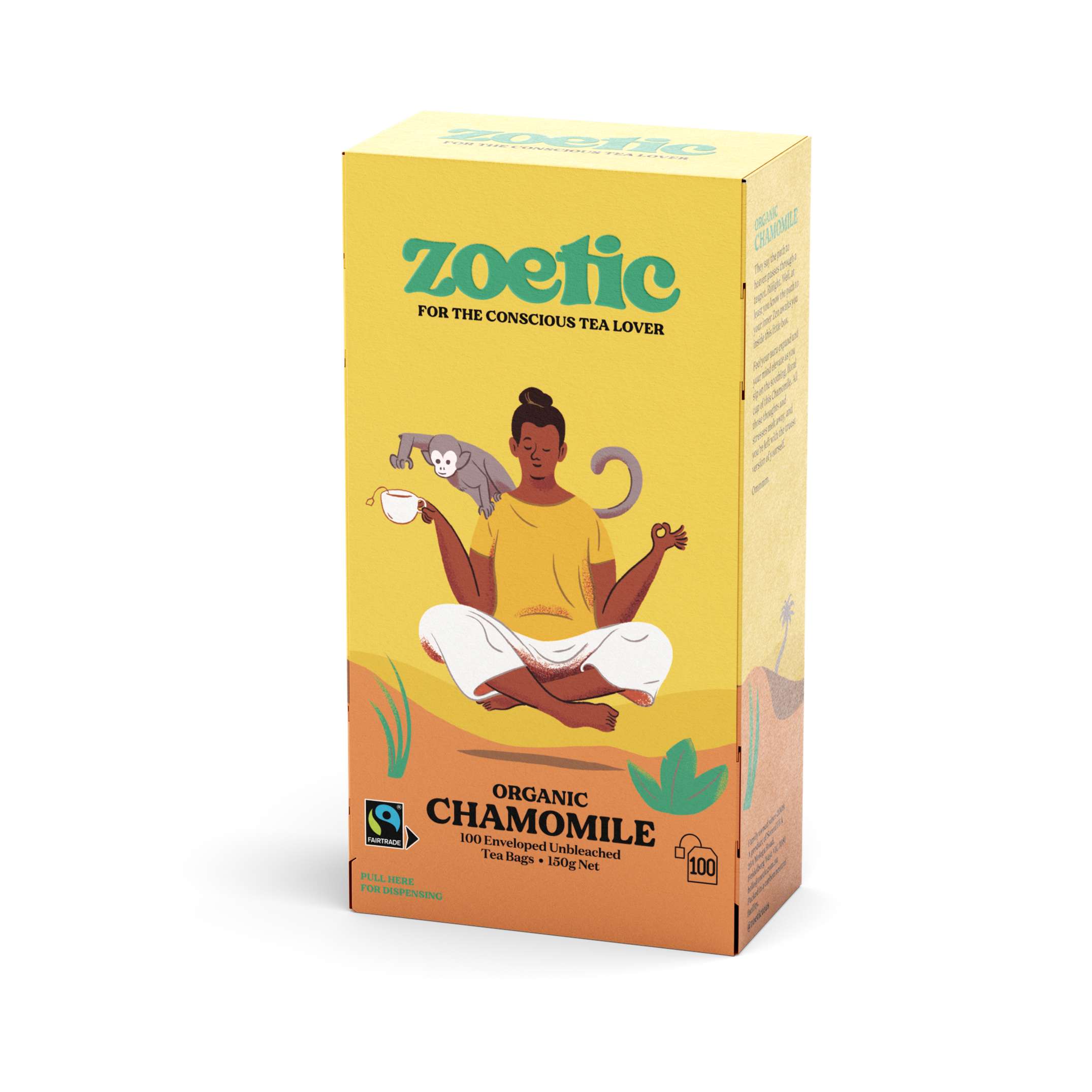 Zoetic Chamomile 100 Tea Bags