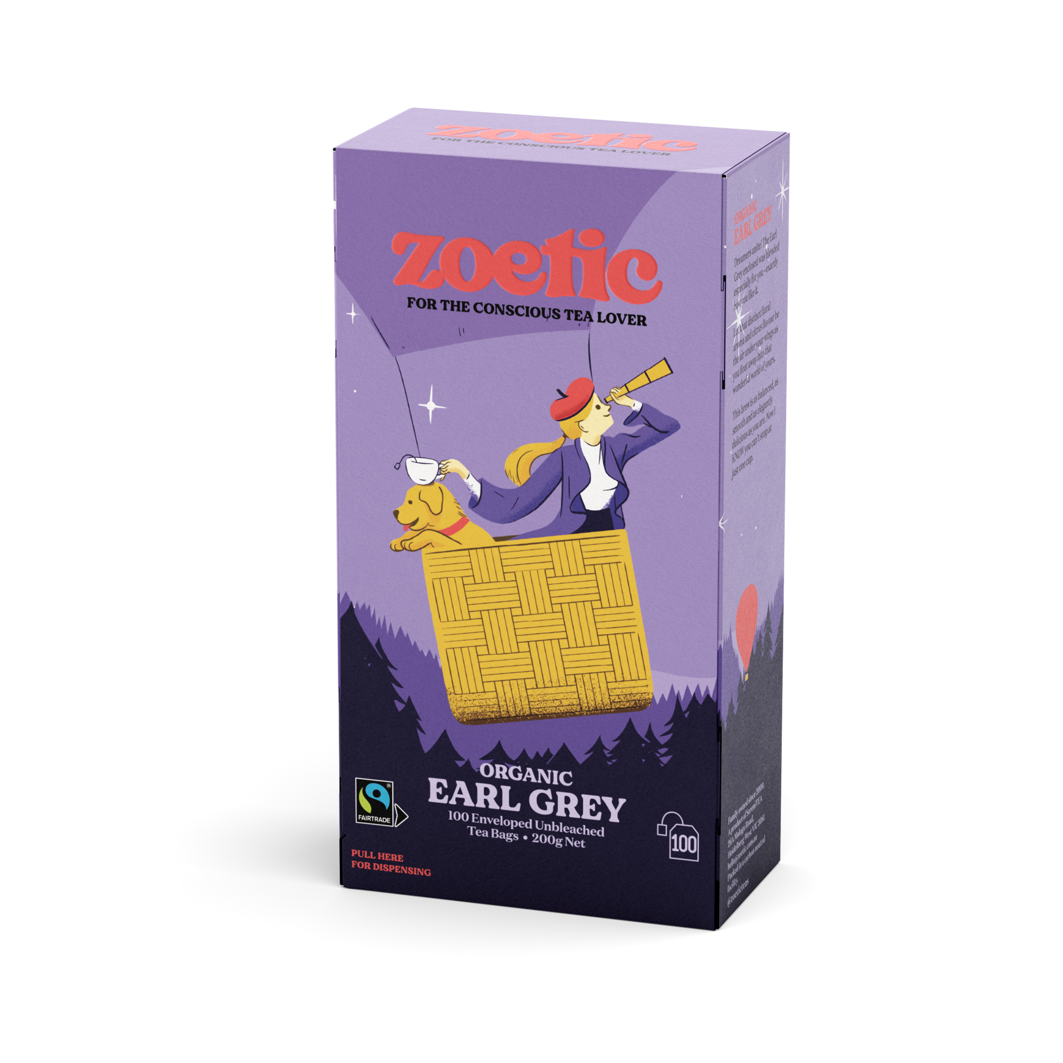 Zoetic Earl Grey 100 Tea Bags