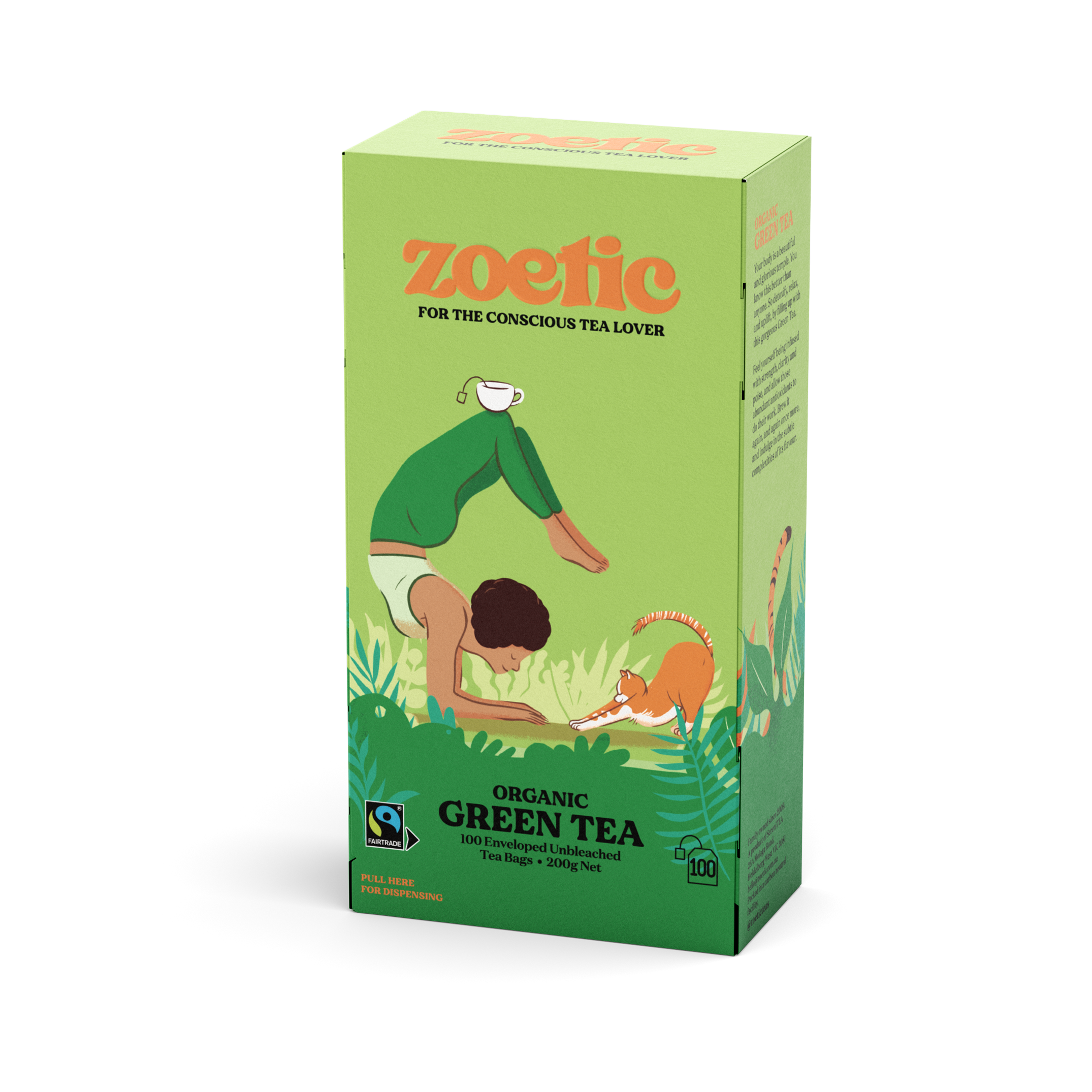 Zoetic Green 100 Tea Bags
