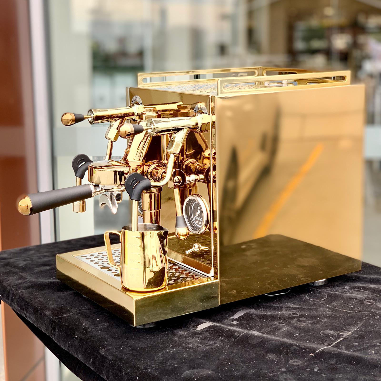 Bellezza Espresso Inizio Rotary 24 Carat Gold side
