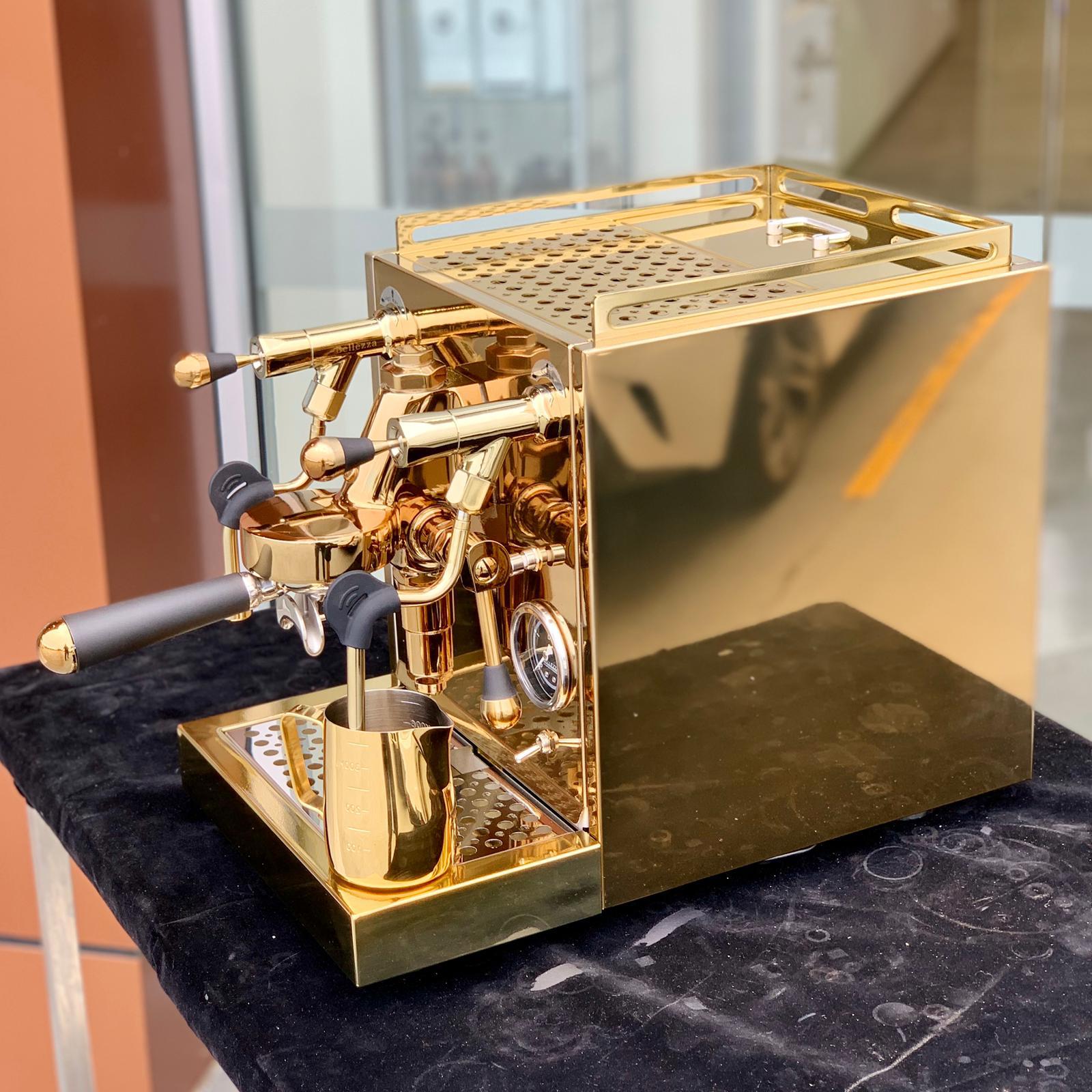 Bellezza Espresso Inizio Rotary 24 Carat Gold side