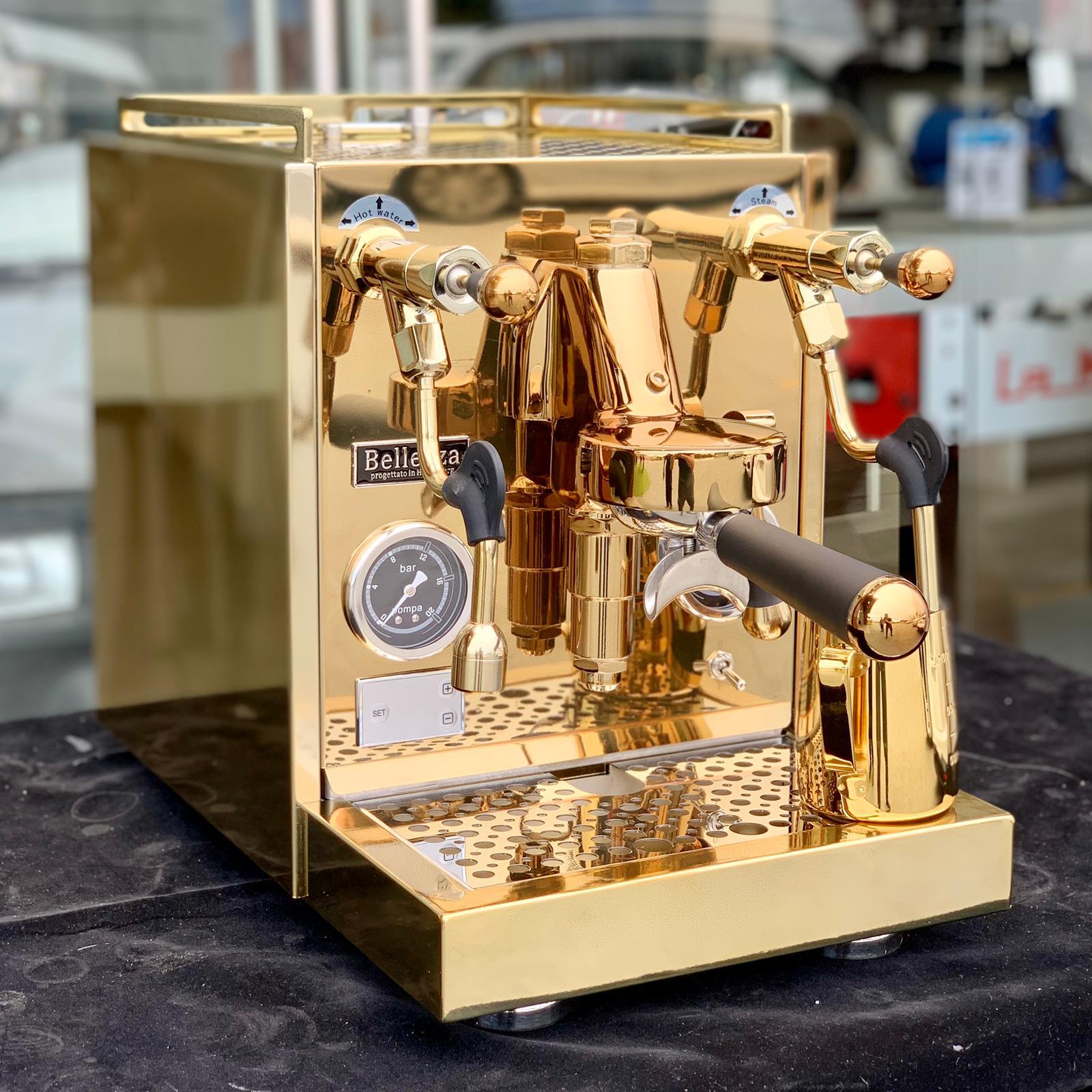 Bellezza Espresso Inizio Rotary 24 Carat Gold side