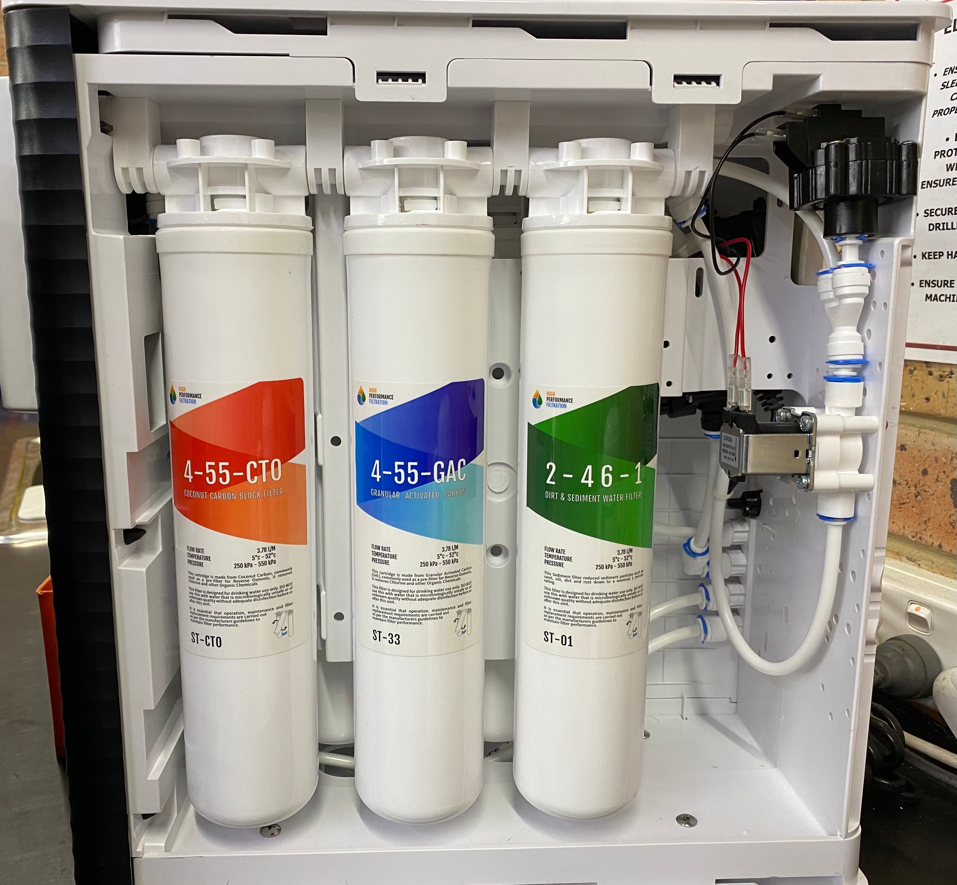 HPF 5 STAGE QUICK CHANGE ALKALINE UNDERSINK REVERSE OSMOSIS SYSTEM