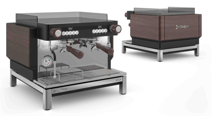 Crem EX3 cafe coffee machine 2 group compact