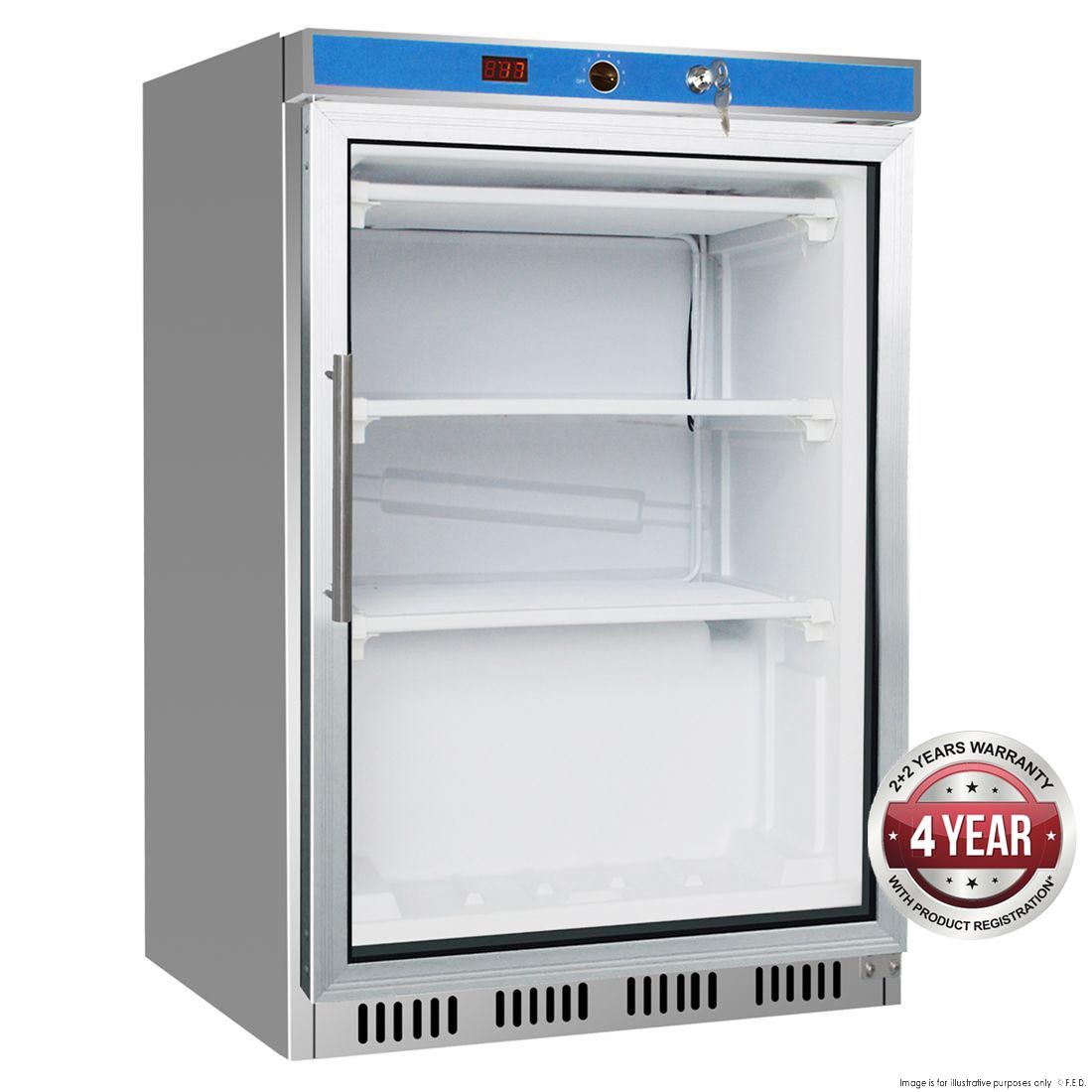 Display Bar Fridge with Glass Door - HR200G S/S