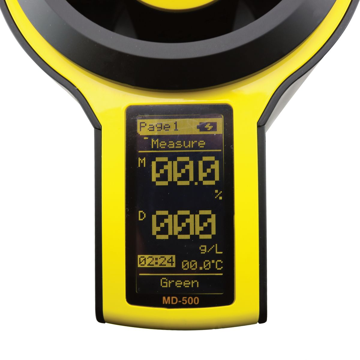 Coffee Moisture And Density Analyser screen
