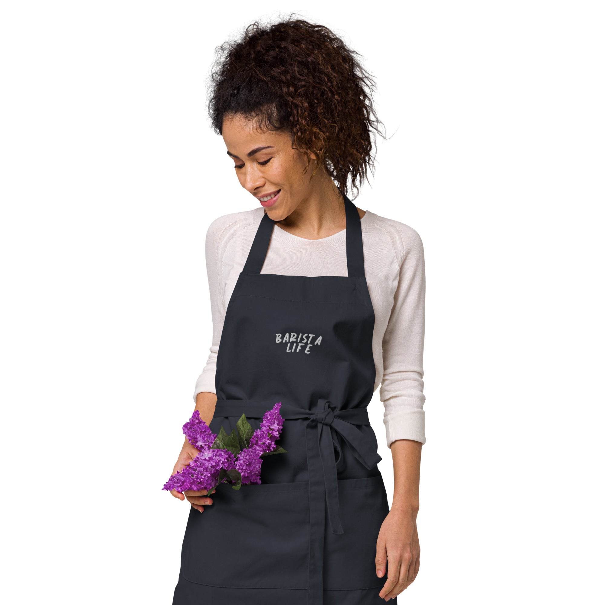 Organic Barista Life cotton apron