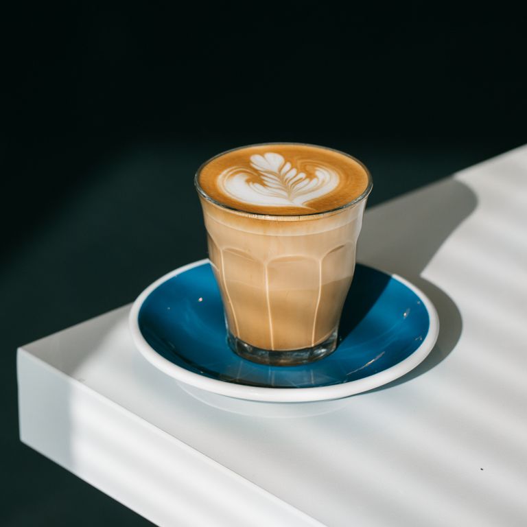 Paradox decaf coffee latte