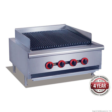 Natural Gas 4 Burner Char Grill Top