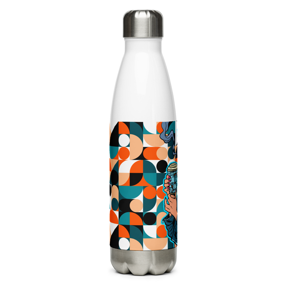 Stainless Steel Robo Girl Water Bottle